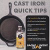Backcountry Iron 14 inch Cast Iron Wok with Flat Base