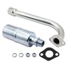 LOSTAR 1 x Center Rear Exhaust With Muffler Compatible with