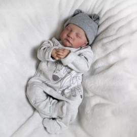 PYD Twins Reborn Dolls Realistic Baby Girl&Boy Vinyl Silicone Real Newborn Doll Gift