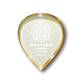 Master 8 Japan IFM-TD250 INFINIX MEGA SLICE TEARDROP 0.1 inch (2.5 mm) Teardrop Extra Thick Guitar Pick
