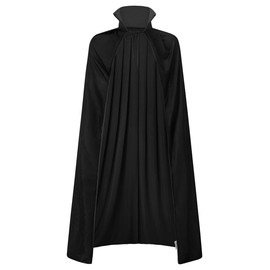 Mainfini Vampire Cape Mens Mardi Gras Costume Devil Stand Collar Party Cloak Carnival Dress Up Vampire 150CM/59inch