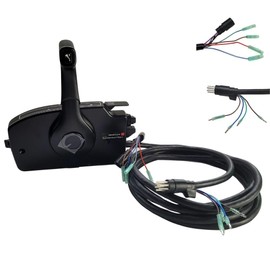 881170A15 For Mercury Boat Motor Side Mount Remote Control Box with 8 Pin 2 stroke Outboard Engine Right Hand Pull To Open