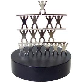 WARM FUZZY Toys People Magnetic Desktop Sculpture | Mini Magnetic Art Decoration for Desktop | Fun Stress Relief for Home, Office or in The Classroom