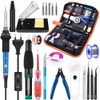 HANDSKIT Soldering Iron Set, 60 W Soldering Iron with Temperature