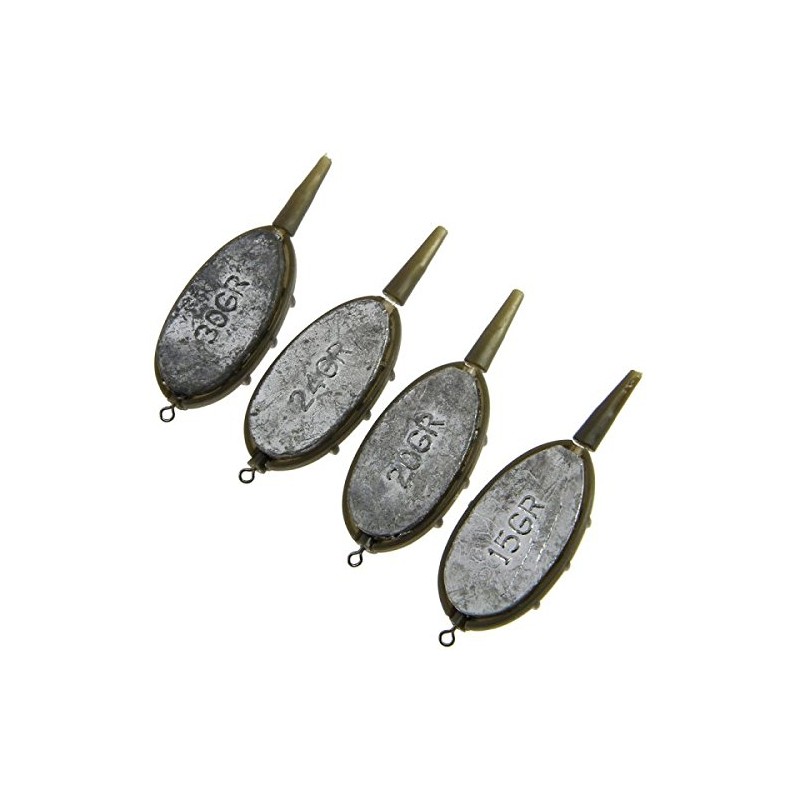 NGT 4 Plus 1 In-Line Method Feeder Set - Green,