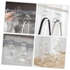 Hohopeti Acrylic Purse Organizer Hangers Set of 2 Hanging Hooks