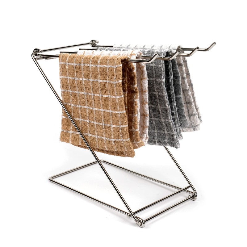 LENITH Stainless Steel Washcloth Holder Dish Rag Cloth Holder, 4