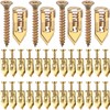 DC,CLISENCE 60 PCS Self-Drilling Drywall Anchors, Heavy Duty Zinc Plated