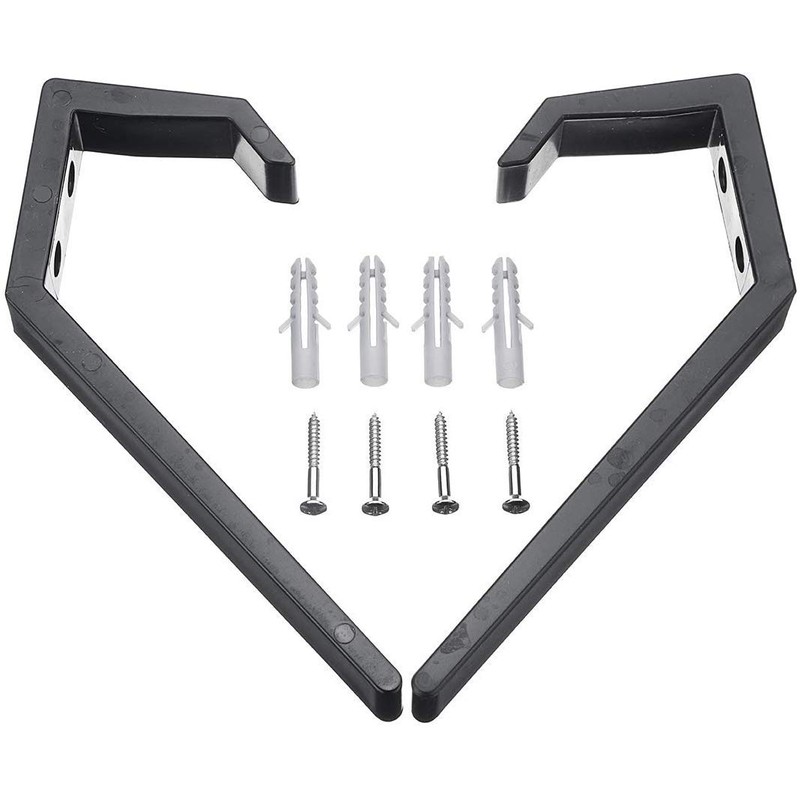 Fonture 4PCS Plastic Helmet Holders Hanging Hooks Wall Mounted Hangers