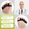 Bukihome Toe Separators, 4 Pair Soft Gel Toe Spacers to