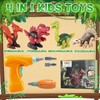 STAY GENT Take Apart Dinosaur Toys for Kids, 4 Packs