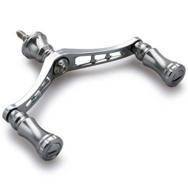 HEIGHTEN 582 0.6 inch (92 mm) Reel Handle with 0.6 inch (15 mm) Knob for Shimano Daiwa Spinning Reel Chess Series (Gunmetal)