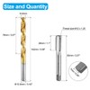 sourcing map Tap and Drill Bit Set, 1pcs M12 x
