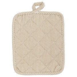 American Linen Pot Holders, Hot Pads, Table Pads for Kitchen and Dining Table, Non Slip Heat Resistant Hot Pot Holder (Beige, 8 Pack)