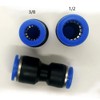 zjxed 1/2" OD x 3/8" OD Pneumatic quick Connector Push