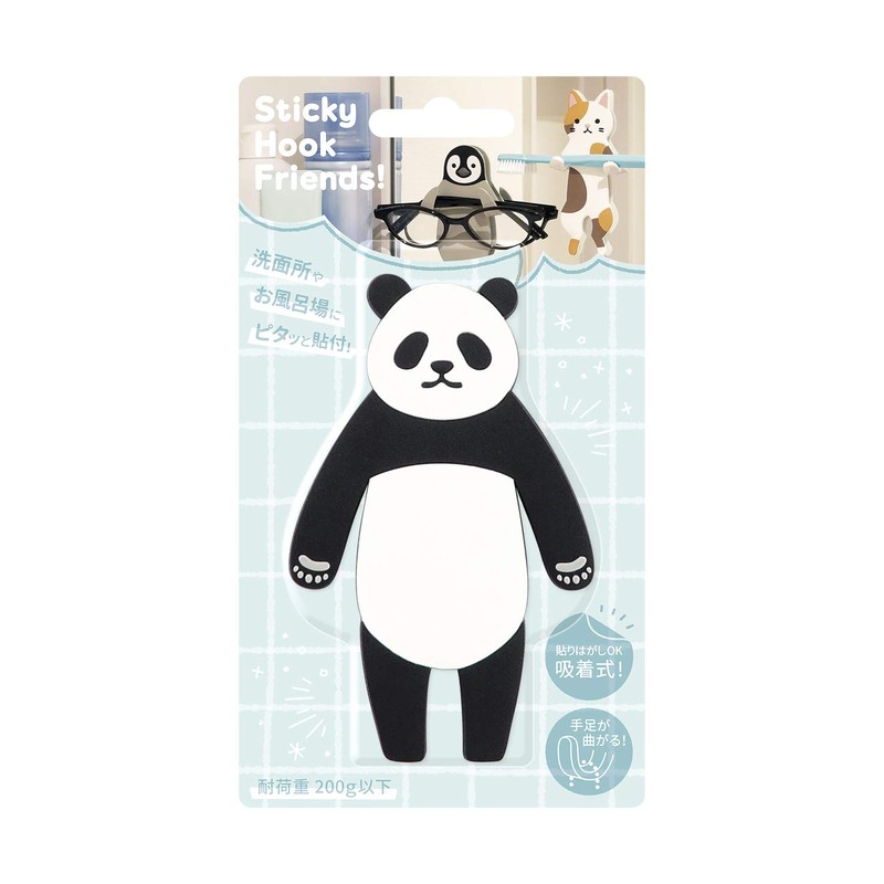 Toyo Case Sticky Hook Panda Friends SH-F-08