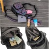 Geometric Luminous Backpack Holographic Sling Bag Reflective Chest Bag for