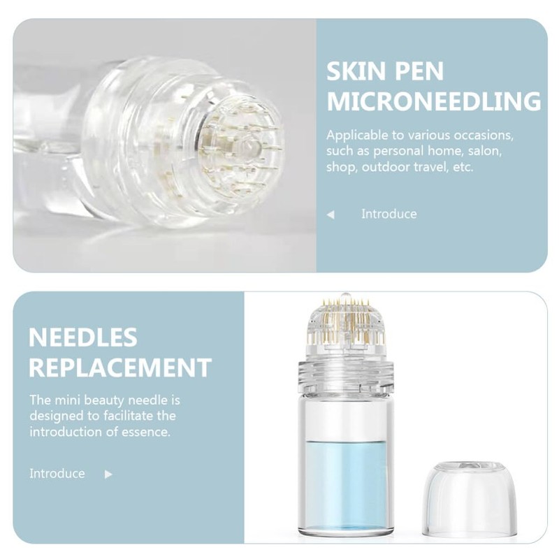 minkissy Hydra-Roller Micro Needle Roller Serum Applicator 20 Micro Needles