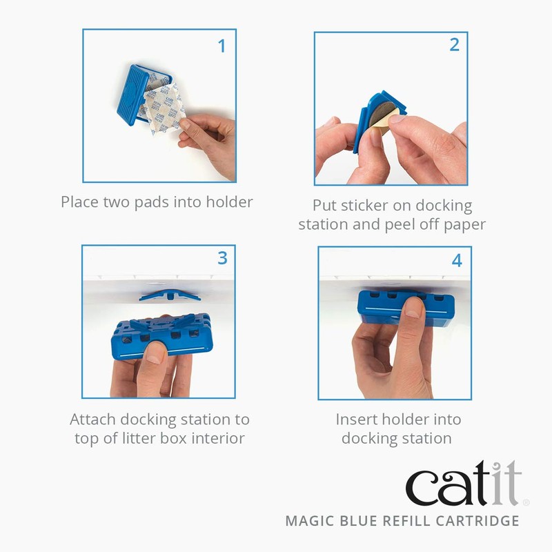 Catit Magic Blue Cat Litter Box Air Purifier