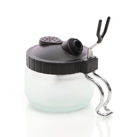 Airbrush Cleaning Pot Station Holder Paint Airbrush Hanger & Filter