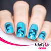 Whats Up Nails - Dolphins Vinyl Stencils for Nail Art