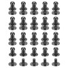 sourcing map 4mm Ball Head Stud Rivets Screw Back, 20Pack