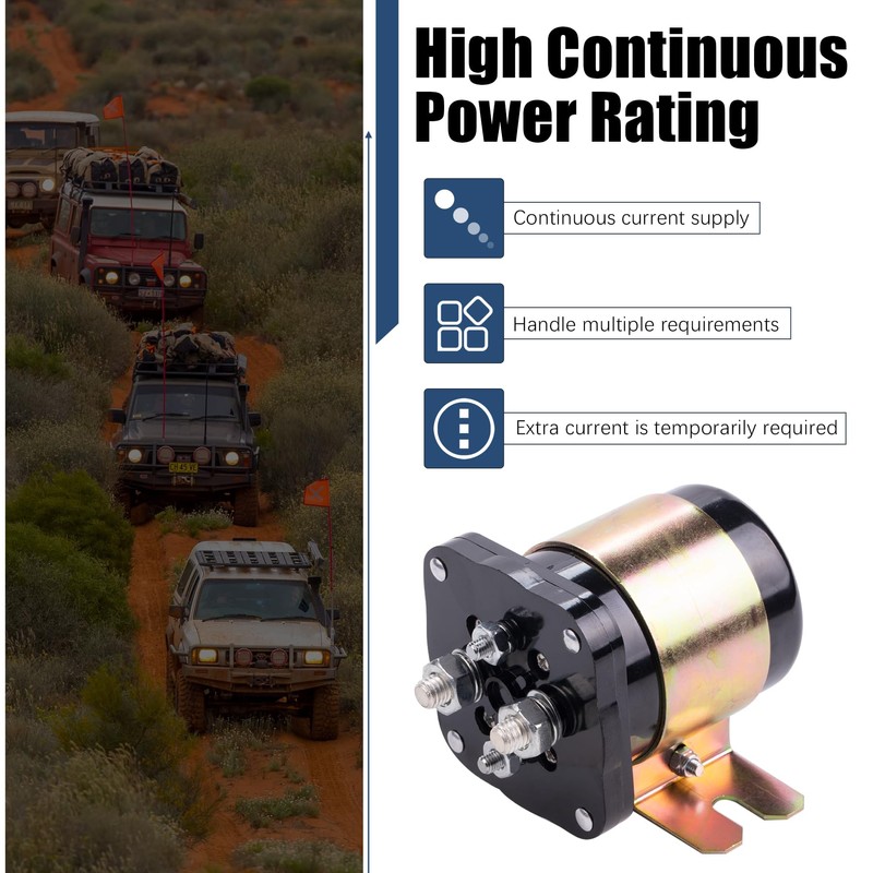 500 Amp Isolator Battery Isolator Relay for Continuous Battery Isolator