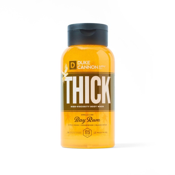Duke Cannon THICK HIGH VISCOSITY Body Wash For Men (Bay Rum, Pack of 1)