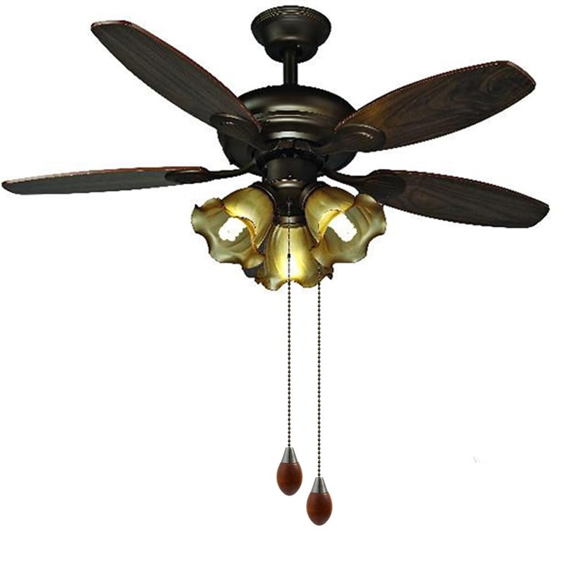 Hyamass 2-Pack Ceiling Fan Pull Chain Extender - 12" Wooden