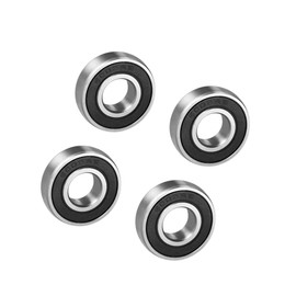 Motoforti 6002RS Deep Groove Ball Bearing Single Sealed 160102, (Pack of 4) Long-lasting