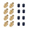 8 Pcs Schrader Valve Adapters, 1/4" NPT Male Tank Valve