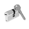 YALE YC101KD324504N1 YC101 Cylinder for Lock, Nickel Plated, Doppio cilindro