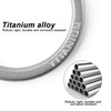 FEGVE Titanium Key Chain Rings Split Rings 4 Pack –