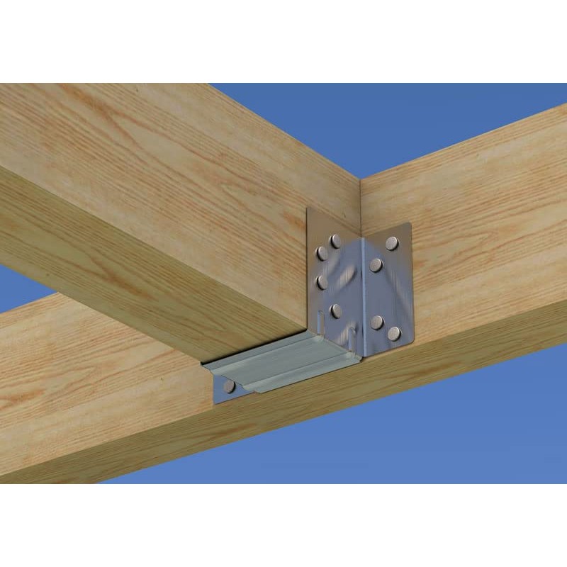 BPC Fixings Galvanised Mini Timber to Timber Joist Hanger 10-Piece