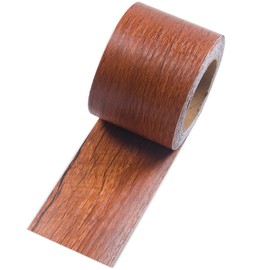 Giftmeet Self Adhesive Repair Tape, Reddish Brown Wood Grain Tape - 2 Inch X 32 Ft - 1 Roll - For Furniture, Floors, Doors, Cabinets, Windows, Home Decoration