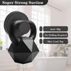 Luazvilkpsar Pack of 4 Suction Cup Hooks, Suction Hooks, Extra