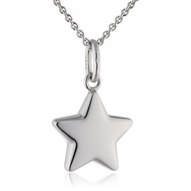 Xaana Children's and Teenager's Necklace 925 Sterling Silver Rhodium-Plated 38 CM AMZ0328