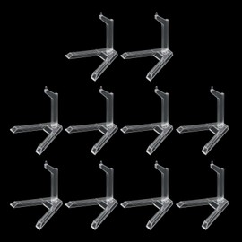 MY MIRONEY 10PCS Action Base Holder Clear Flexible Action Figure Display for 1/144 SD BB Gundam Figure Models