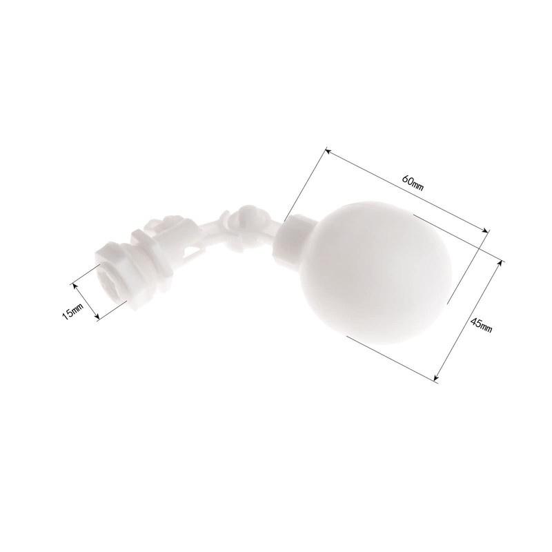 1/4" Plastic Float Valve for Aquarium Water Tank Auto Fill