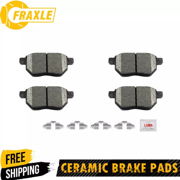 FRAXLE Rear Ceramic Brake Pads for Toyota Corolla Matrix Prius