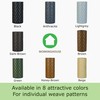 workingHOUSE Polyrattan Privacy Screen Strips for Double Bar Mesh -