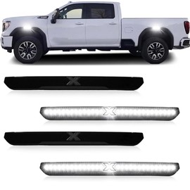 White LED Side Marker Lights for 2020-2025 GMC Sierra 2500HD 3500HD