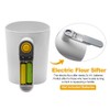 Battery Operated Electric Flour Sifter for Baking, Electric Flour Sifter