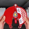 ZHMEINA Gate Valve Lockout with Safety Padlock, 1 Set Hose