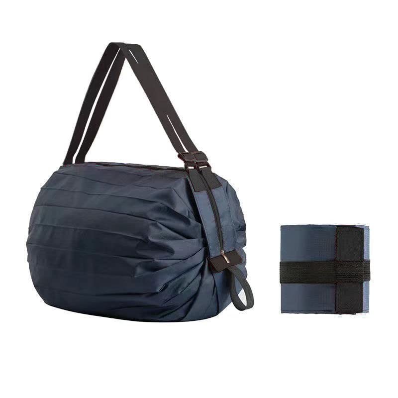 BSTMOME 2 Packs Portable Foldable Shopping Bag Washable Reusable Large