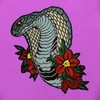 ZEGINs The King Cobra Parche bordado con emblema para coser