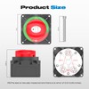 Battery Disconnect Switch, Malictele 1-2-Both-Off High Current Battery Switch 600A