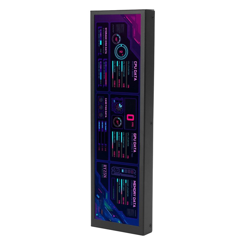8.8inch IPS LCD Monitor 1920 X 480 CPU GPU SSD