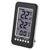 LCD Digital Temperaure Meter Thermometer Indoor Outdoor with Clock Temperature