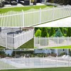 Bynbbur 1 Set White Vinly Fence 84" W x 36"